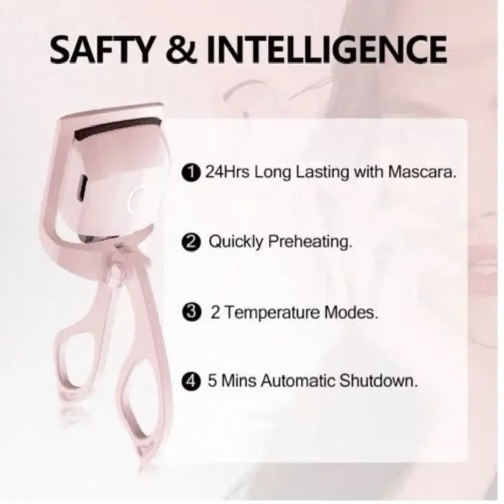 NATUHANA Electric Eyelash CurlerRapid Heated Smart Lash Curler